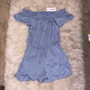 Off the shoulder romper